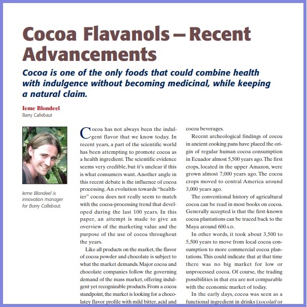 2014-Cocoa Flavanols- Recent Advancements-Paper