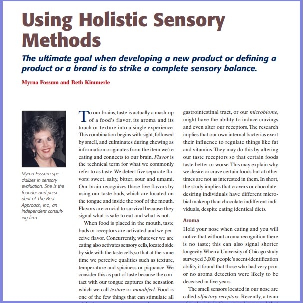 2015- Using Holistic Sensory Methods- Paper