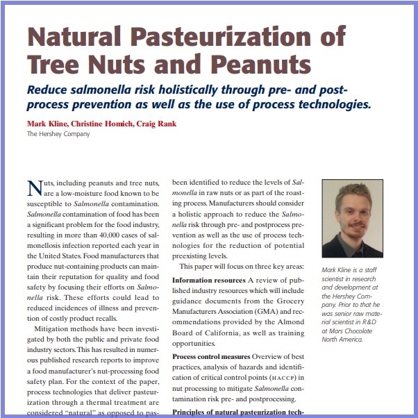 2015- Natural Pasteurization Of Tree Nuts- Paper