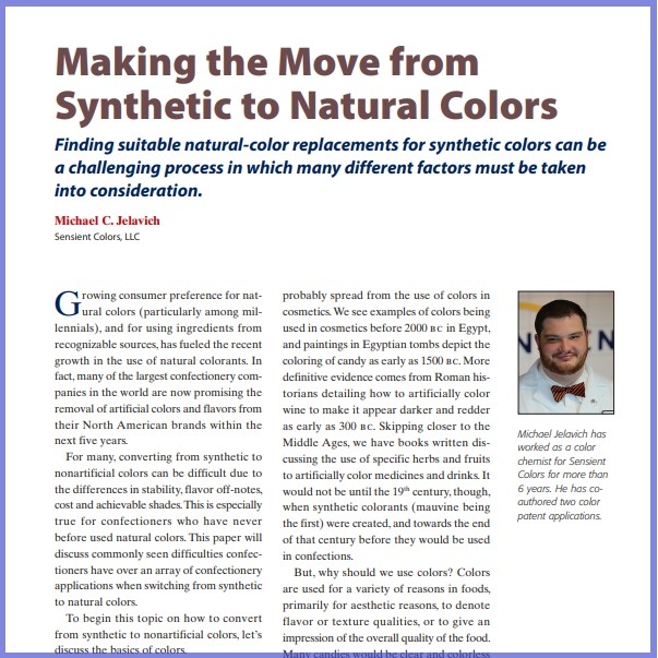 2015- From Synthetic To Natural Colors- Paper