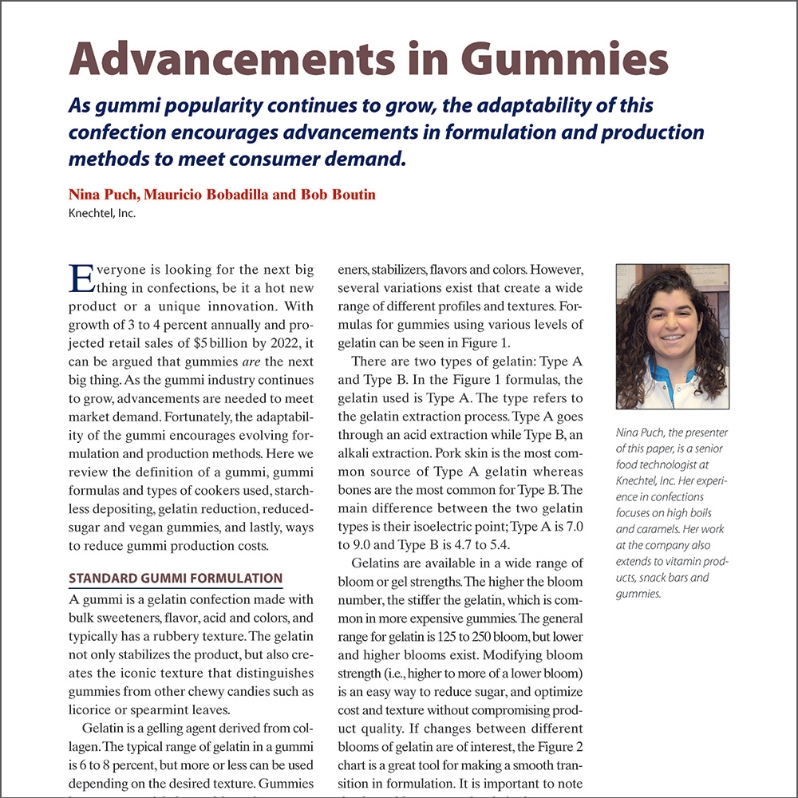2019- Advancements in Gummies - Paper