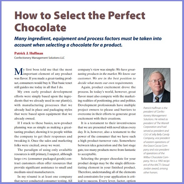 2016-How To Select The Perfect Chocolate-Paper