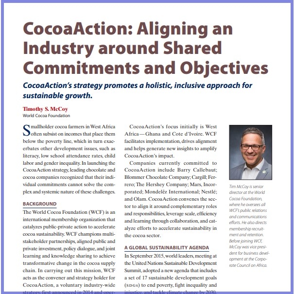 2017- CocoaAction Aligning An Industry- Paper