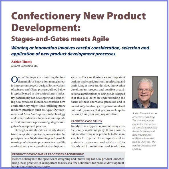 2018-Confectionery New Product Development-Paper