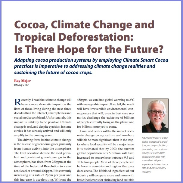 2019- Cocoa And Climate Change- Paper