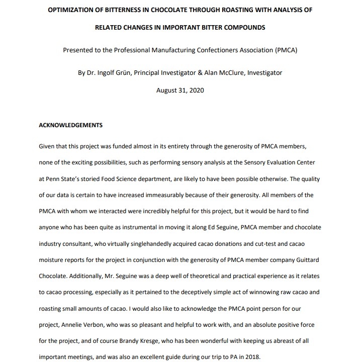 2019-Optimization Of Bitterness In Chocolate-Paper