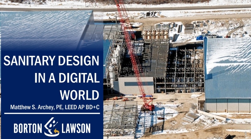 Product Description: Matthew Archey, Borton-Lawson. Presented at the 2021 conference</br></br>Sanitary design is a foundational skill that carries through many aspects of a production facility. The use of the word “current” in current good manufacturing practice (cgmp) connotes continual positive change and improvement in how we do business. We work in environments that many of us would have considered a dream as children — making chocolate, candy and confections, therefore, it is important to review these important foundational skills and consider ways that we can perform them more effectively and, in doing so, helping ensure the success of future generations of confectioners.</br> 2021- Sanitary Design In A Digital World-Slide