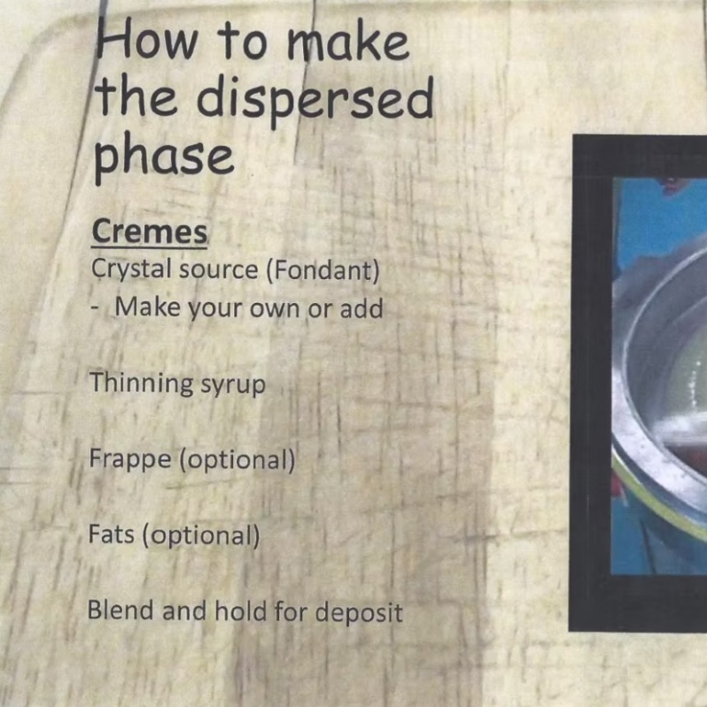 Product Description: Presented at the 2017 conference</br> 2017-04 Creams, Fondants & Mallows-Video