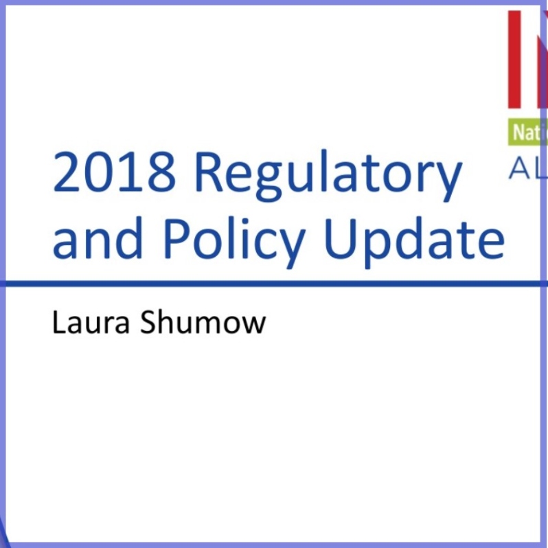 Product Description: Laura Shumow, National Confectioners Association. Presented at the 2018 conference</br></br>USDA is required to issue a final rule-making on the disclosure of bioengineered ingredients (aka GMO labeling) by July of this year. Meanwhile, FDA has extended the compliance deadline for NFP labeling to January 2020. In conjunction with the updates to nutrition labeling, FDA is working on a consumer education campaign to empower Americans to make better decisions about their health. Additionally, FDA plans to improve the timeliness and communication of food recalls and to exercise enforcement discretion on certain components of food safety regulations. This talk will address the latest updates on these topics and more.</br> 2018-Regulatory Update for the Confectionery Indus