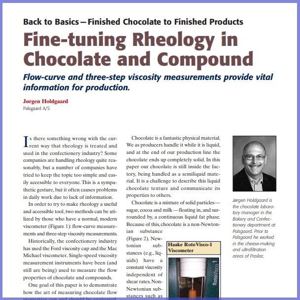 2011-Fine-Tuning Rheology In Chocolate