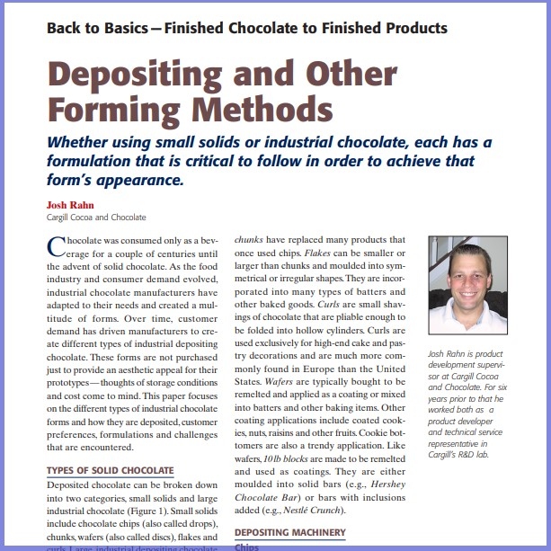 2011-Depositing and Other Forming Methods