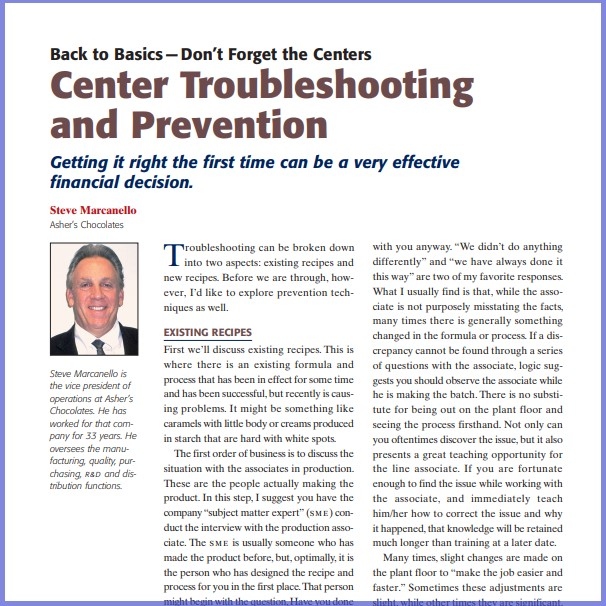 2011-Center Troubleshooting and Prevention