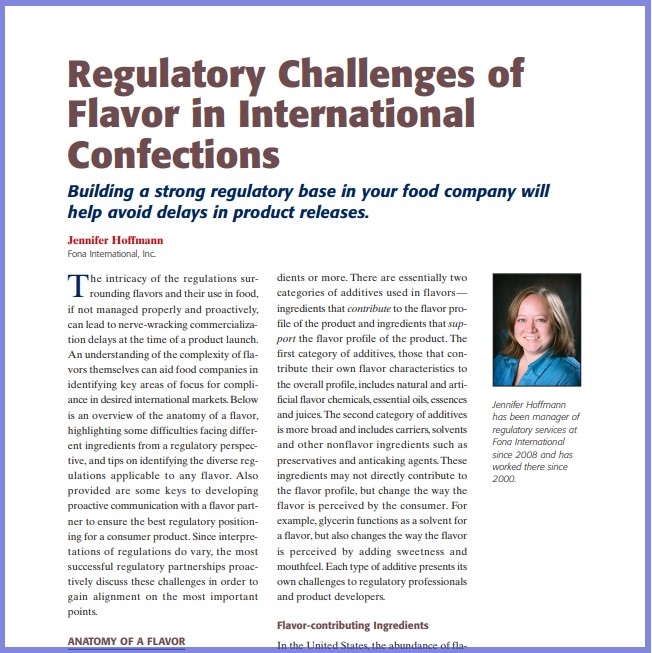 2010-Regulatory Challenges of Flavor