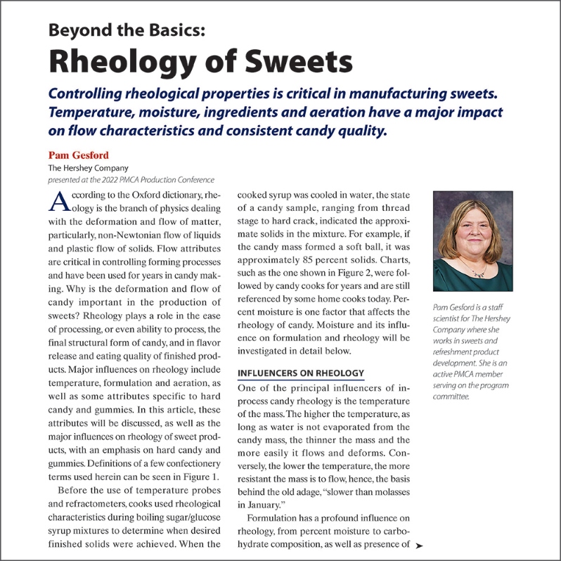 2022 - Rheology of Sweets - Paper