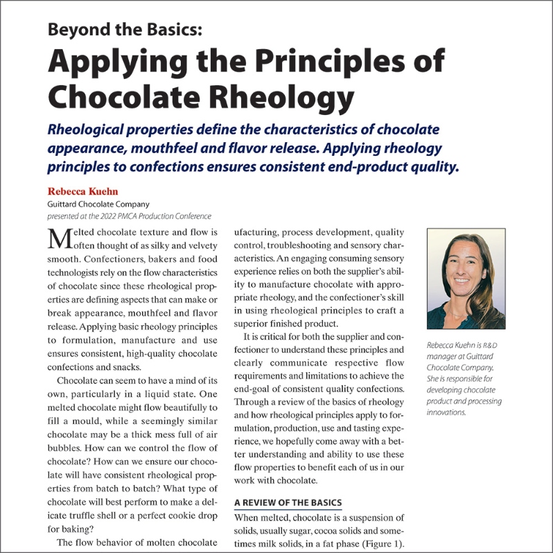 2022 - Principles of Chocolate Rheology - Paper