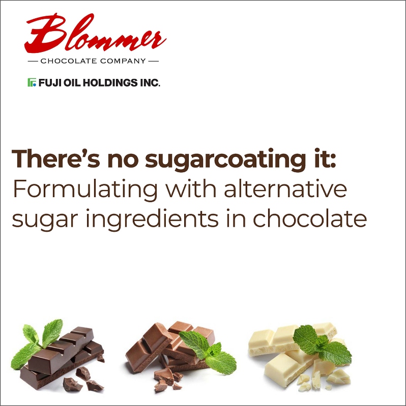 Product Description: Conference 2023Slides</br></br>Author: Jenna Derhammer, Blommer Chocolate Company</br> 2023-Alt. Sugar Ingredients in Chocolate-Slides