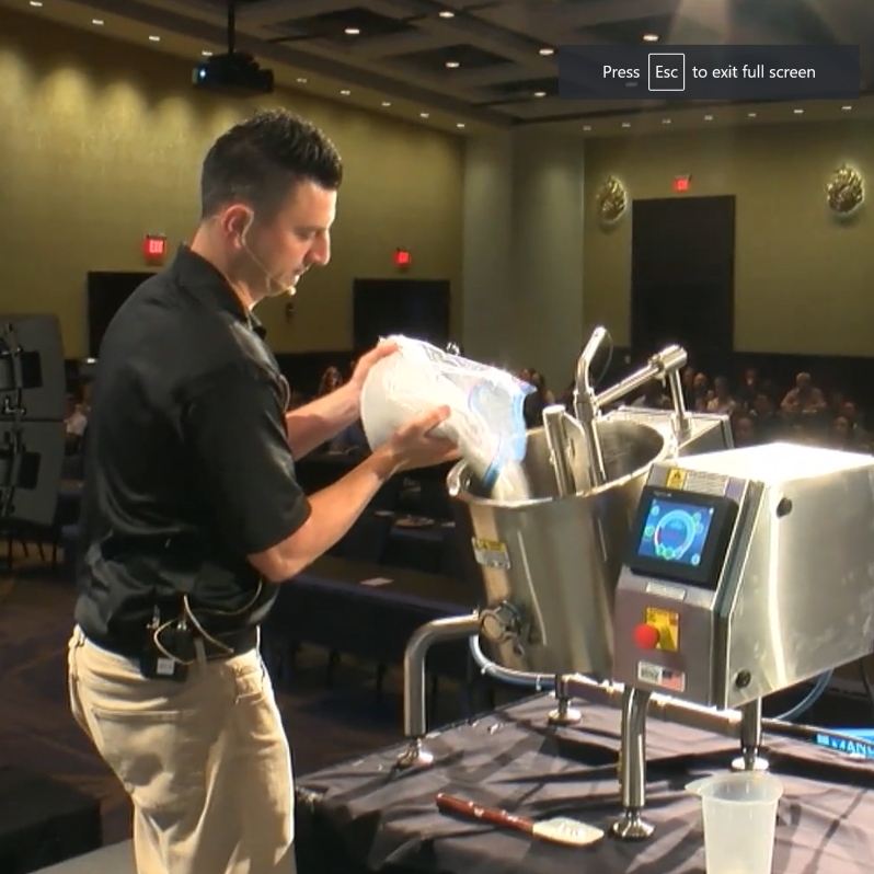 Product Description: Presenter:Emily Flatau, Kenny’s Candy & Confections</br></br>Moderator: Abdoulaye Traore, ofi</br></br>Heating is a common processing step in the manufacturing of confections. Heating achieves specific goals but can also cause unwanted characteristics. In this presentation, chemical and physical changes that occur during heating steps in gummy manufacturing will be discussed.</br> 2023-A Climate for Gummy Manufacturing-Video