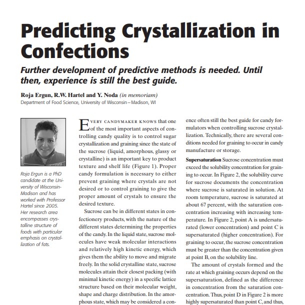 2009-Predicting Crystalization In Confections