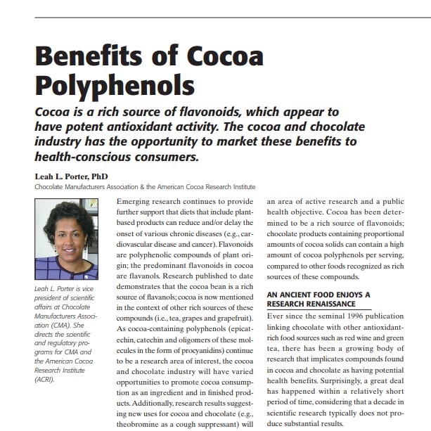 2006-Benefits of Cocoa Polyphenols