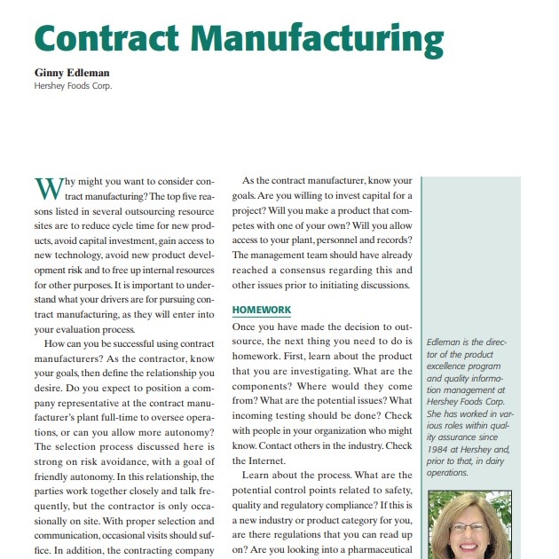 2003-Contract Manufacturing