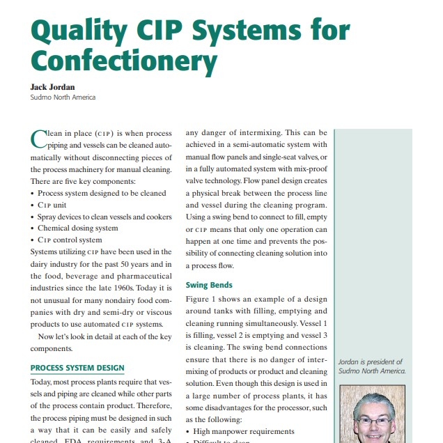 2003-Quality CIP Systems for Confectionery