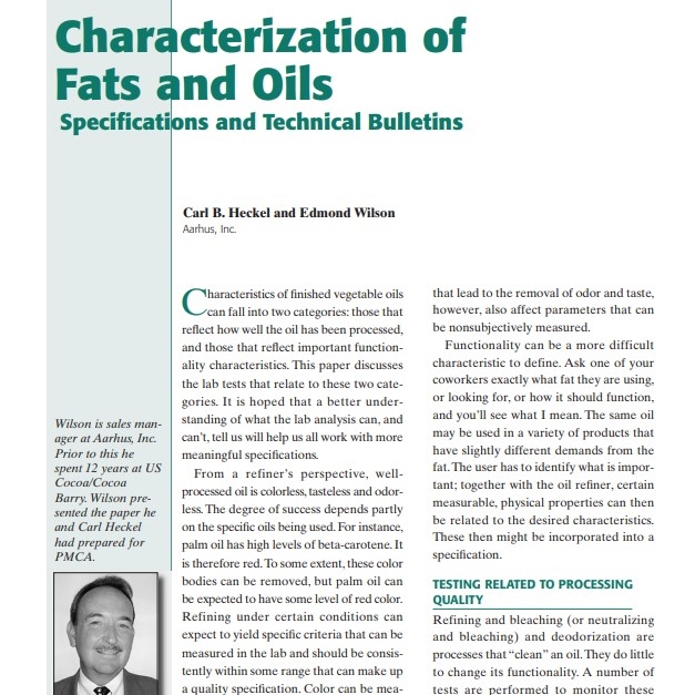 2002-Characterization of Fats and Oils