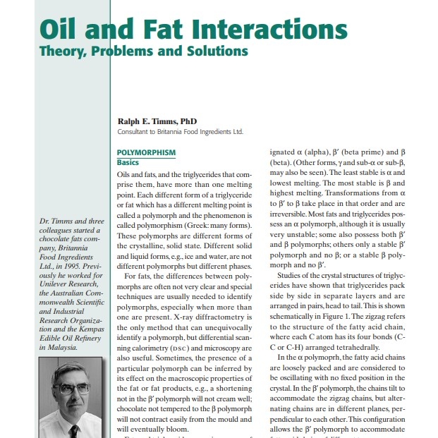 2002-Oil and Fat Interactions