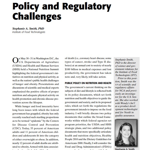2000-Policy and Regulatory Challenges