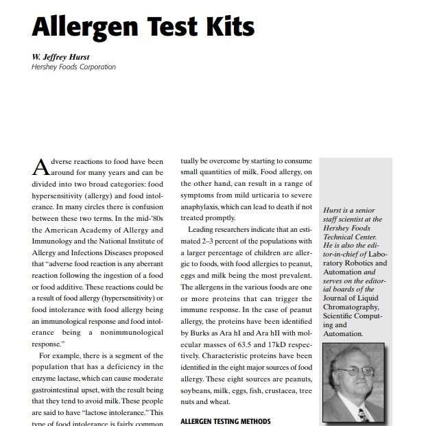 2000-Allergen Test Kits