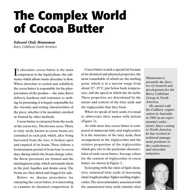 2000-The Complex World of Cocoa Butter