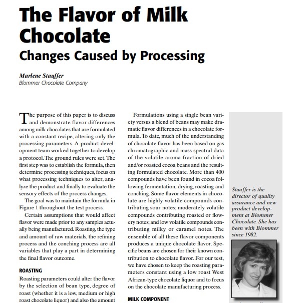 2000-The Flavor of Milk Chocolate