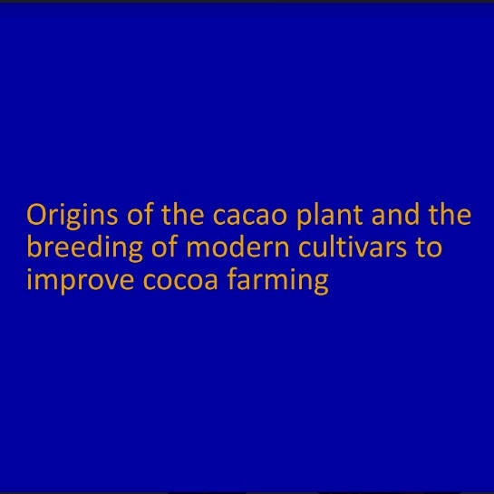 Product Description: The Science And Sensory Of Chocolate Manufacture- 2019</br></br>Author: Mars Wrigley</br> 2019-Origins Of The Cacao Plant