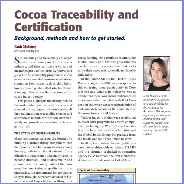 2012-Cocoa Traceability And Certification